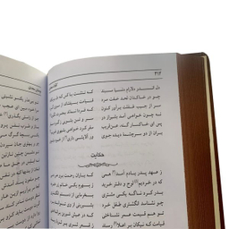 کتاب کلیات سعدی نفیس جلد چرمی انتشارات بصیر