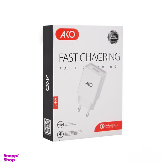 آداپتور فست شارژ آکو مدل AH-4