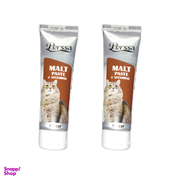 خمیر مالت گربه پرسا مدل MALT PASTE VITAMINS وزن 100 گرم بسته 2 عددی