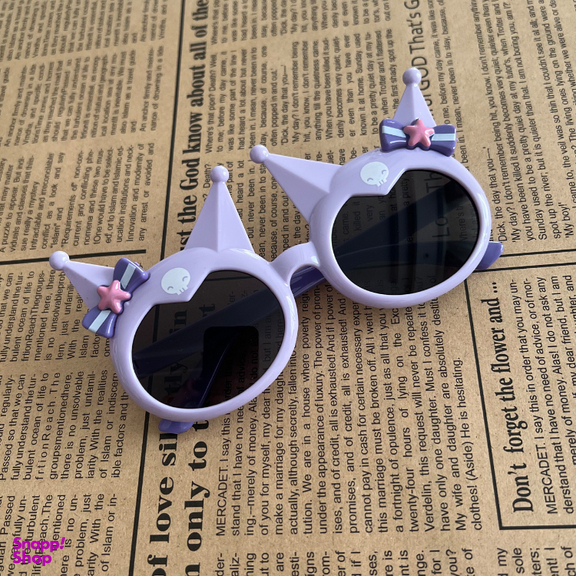 عینک آفتابی دخترانه طرح کرومی کد YAC.8