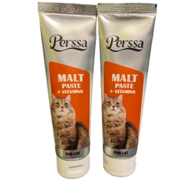 خمیر مالت گربه پرسا مدل مولتی ویتامین وزن 100 گرم بسته 2 عددی