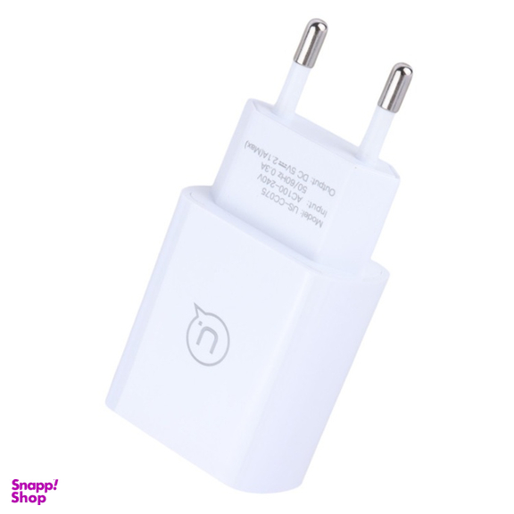 شارژر دیواری یوسمز مدل T21OCLN به همراه کابل Lightning