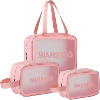 کیف لوازم آرایش مدل Washbag مجموعه 3 عددی