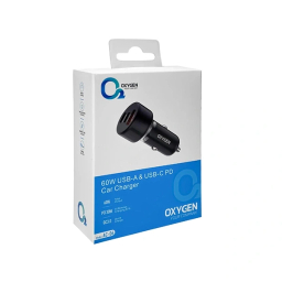 شارژر فندکی 2 پورت اکسیژن مدل AC06 توان 48 وات