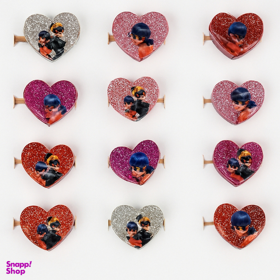 انگشتر دخترانه مدل دختر کفشدوزکی مجموعه 12 عددی