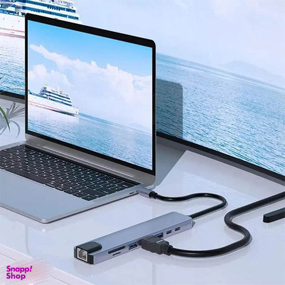 هاب 8 پورت USB-C مدل BYL-2017L