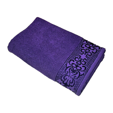 حوله حمام دنیز طرح پیچک سایز 100×155 سانتی متر