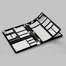 دفتر برنامه ریزی مستر راد طرح گل ساکورا مدل پلنر روزانه