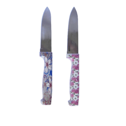 چاقو گلدار آشپزی کد 0011 بسته 2 عددی