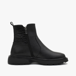 نیم بوت چرم طبیعی زنانه چرم تهران مدل P19M