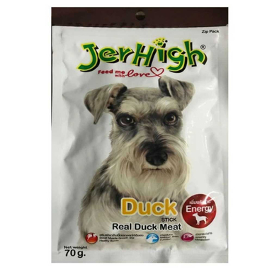 تشویقی سگ جرهای طعم اردک وزن 60 گرم