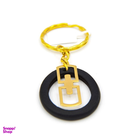 جاسوئیچی چرم و طلا 18 عیار طرح کلاسیک کد K013