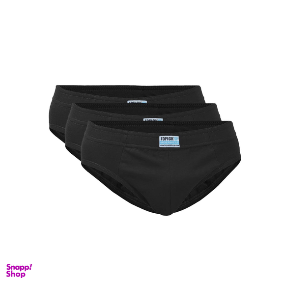 شورت اسلیپ تاپیک کد 4 رنگ مشکی بسته 3 عددی