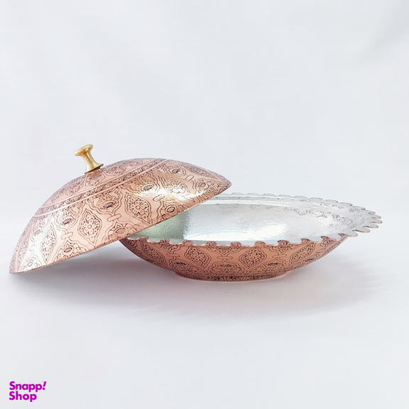 کره خوری مسی قلم زنی کد ZH311