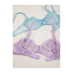 ست شورت و سوتین توری فنردار بارون گلدوزی کد 345 رنگ نارنجی