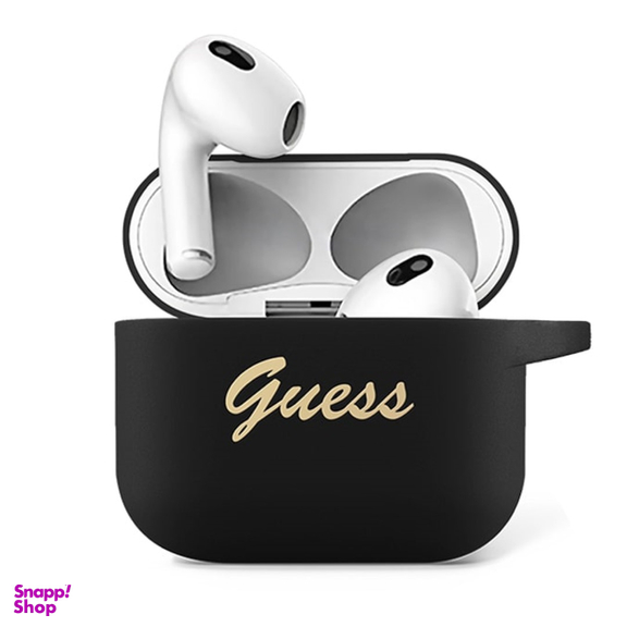 کاور سیلیکونی ایرپاد سی جی موبایل مدل Guess Silicone Case مناسب Apple Airpods 3