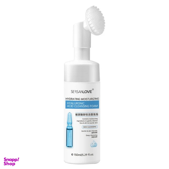 فوم شستشو صورت سرسان لاو مدل هیالورونیک اسید کد 088 حجم 150 میلی لیتر