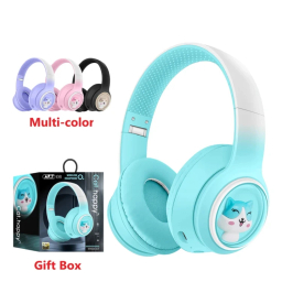 هدفون بی سیم بلوتوثی طرح گربه مدل AKZ-08