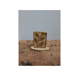 استند چوبی منبت کاری مدل برگ کد SI003