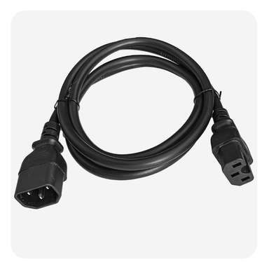 کابل برق بک تو بک گیگا فلکس مدل C14-C15 طول 1 متر