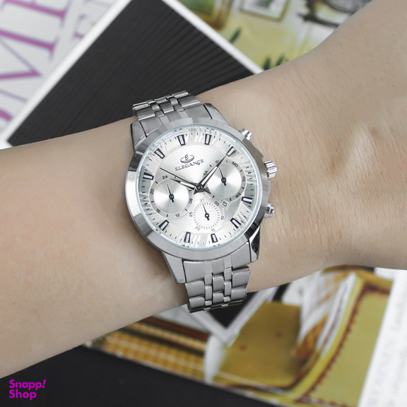 ساعت مچی عقربه ای کوارتز زنانه الگانس مدل EZSSJ1275