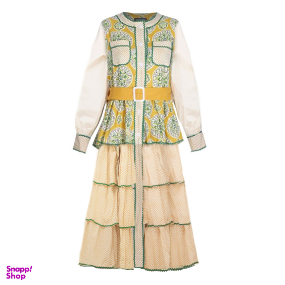 مانتو زنانه گره استایل مدل پرچین