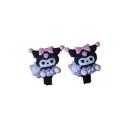 گیره مو انبری مدل کرومی بسته دو عددی