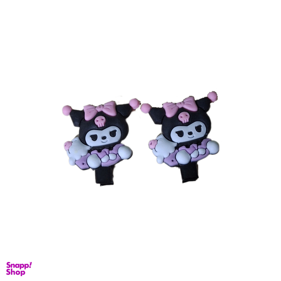 گیره مو انبری مدل کرومی بسته دو عددی