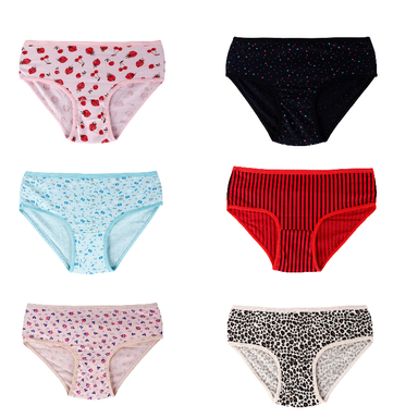 شورت زنانه نخی کد 2430 بسته 6 عددی