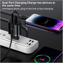 شارژر دیواری 20 وات یسیدو مدل YC47 به همراه کابل Lightning