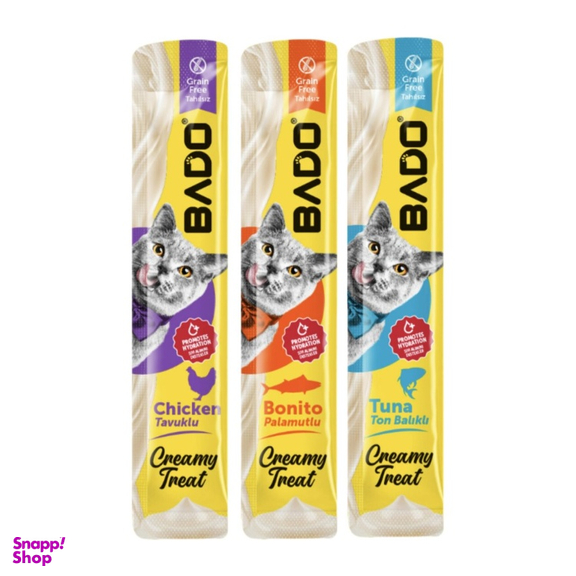 بستنی گربه بادو مدل Mix Family وزن 45 گرم مجموعه 3 عددی