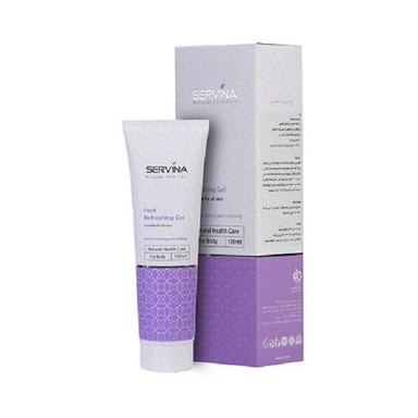 ژل رفع خستگی پا سروینا مدل نچرال حجم 100 میلی لیتر