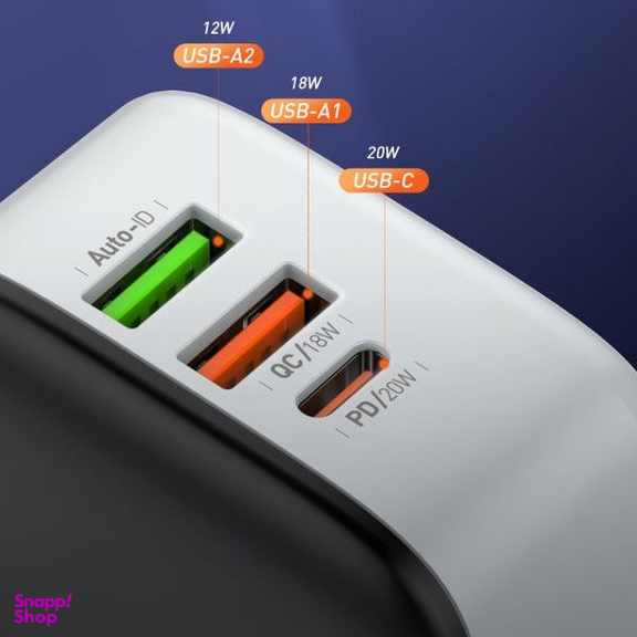 شارژر دیواری الدینیو مدل A3513Q به همراه کابل usb-c