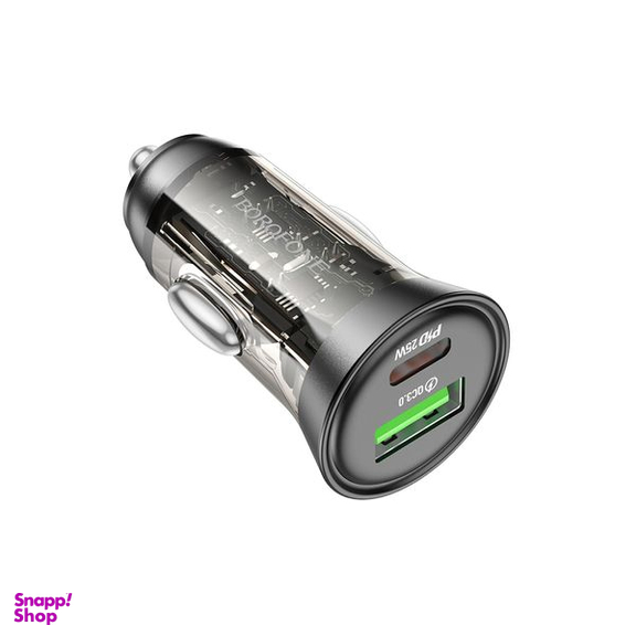 شارژر فندکی 25 وات بروفون مدل BZ26A PD+QC3.0