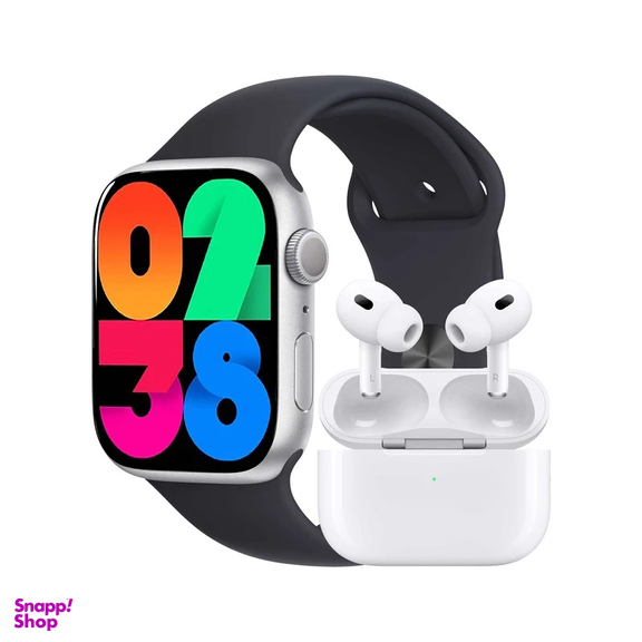 ساعت هوشمند ورنا مدل W45 Max به همراه هندزفری بیسیم مدل Airpod pro