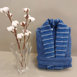 حوله پالتویی ارغوان طرح نارسیس سایز 125