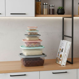 ظرف نگهدارنده نورینو مدل کاج مجموعه 6 عددی