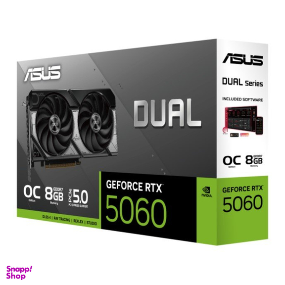 کارت گرافیک مخصوص بازی ایسوس مدل DUAL RTX 5060 OC 8G