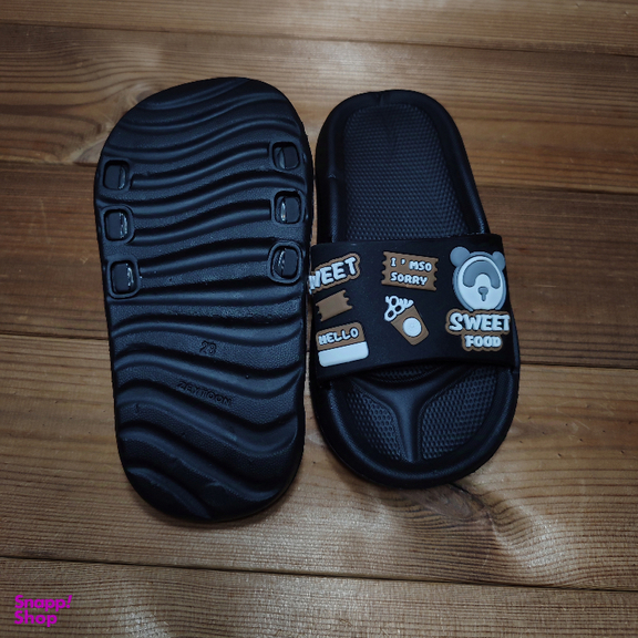 دمپایی بچگانه زیتون مدل سوییت رنگ سرمه ای