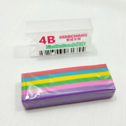 پاک کن مدل عطری 4B طرح رنگین کمانی