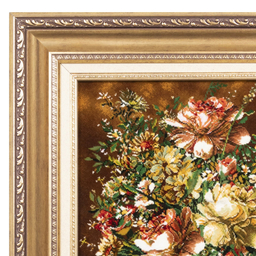 تابلو فرش دستباف سی پرشیا مدل گل در گلدان کد 903446