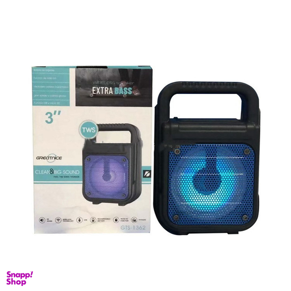 اسپیکر بلوتوثی قابل حمل مدل GTS-1362