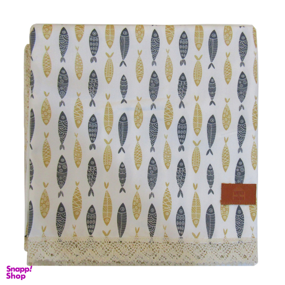 رومیزی هوم اند لایف مدل آدونیس طرح ماهی L