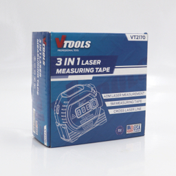 متر 5 متری وی تولز مدل لیزری کد YP-VT2170