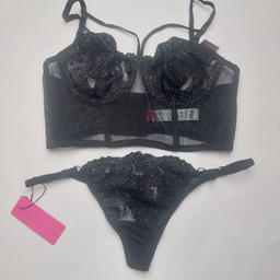ست شورت و سوتین زنانه برتا کد 1031ZB رنگ مشکی