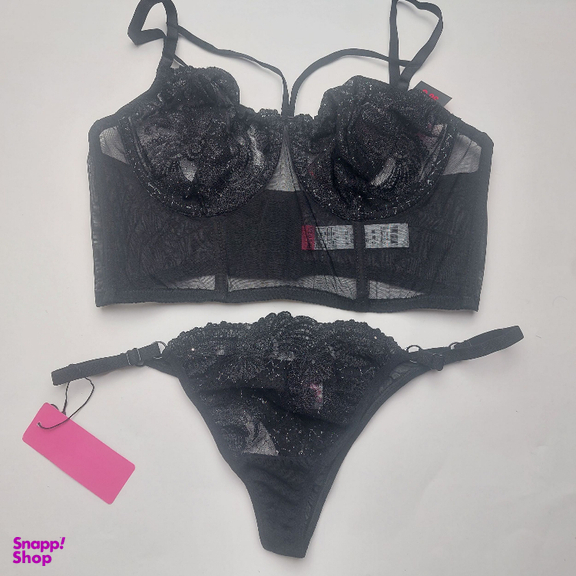 ست شورت و سوتین زنانه برتا کد 1031ZB رنگ مشکی