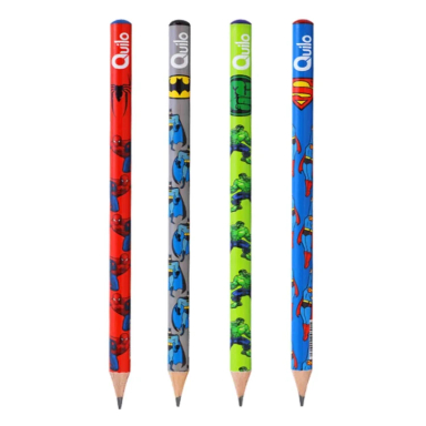 مداد کوییلو مدل ابر قهرمانها بسته 4 عددی