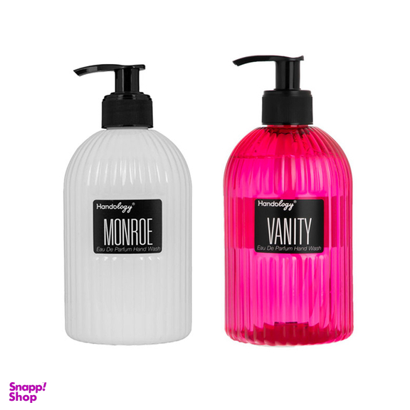 مایع دستشویی هندولوژی مدل monroe vanity حجم 470 میلی لیتر مجموعه 2 عددی