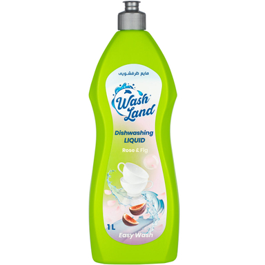 مایع ظرفشویی واش لند مدل رایحه انجیر و رز حجم یک لیتر
