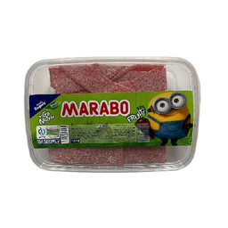 پاستیل نواری با طعم توت فرنگی مارابو وزن 900 گرم